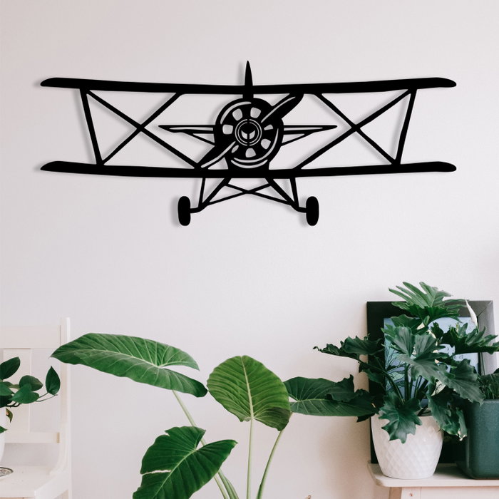 Wallity Vecihi Accesorio Decorativo de Pared de Metal Negro